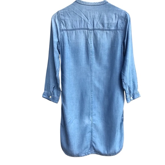 J Crew Drapey Chambray Shirt Dress NEW - Picture 7 of 7